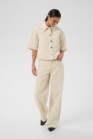 Wide Leg Jean 'KACatharina' Kaffe en beige