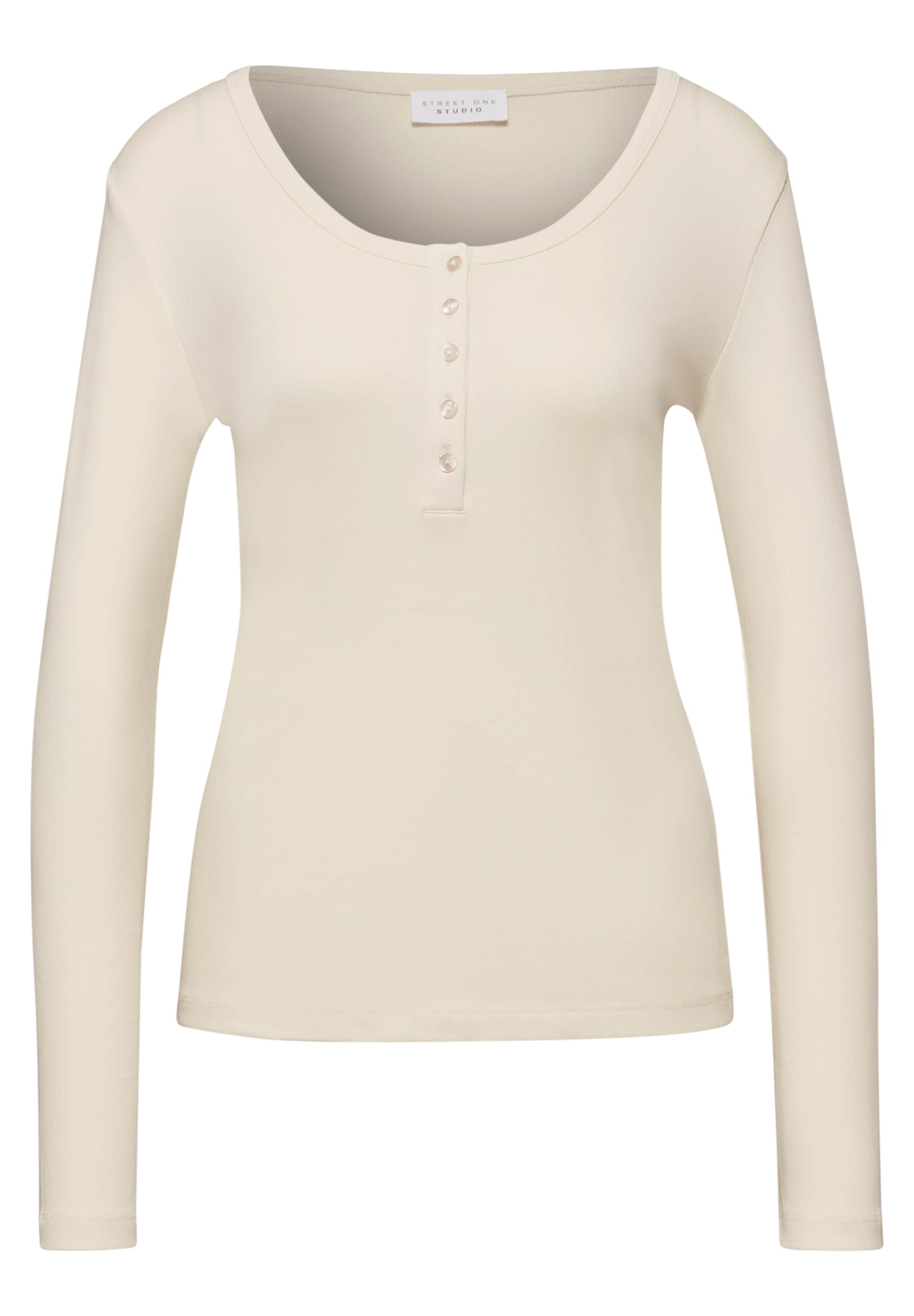 Street One Studio Shirt in Beige: front