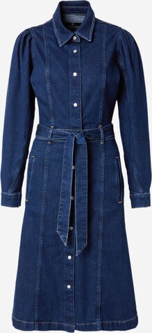 7 for all mankind Shirt Dress in Blue: front