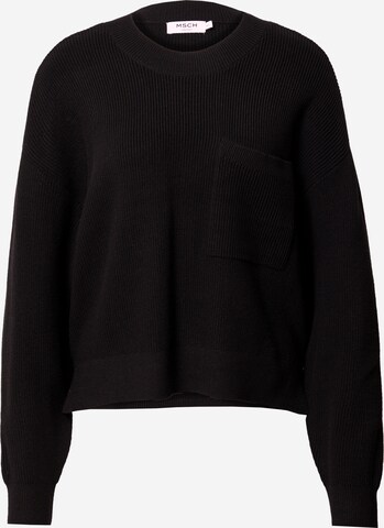 MSCH COPENHAGEN Sweater in Black: front