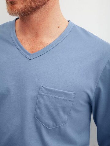 CALIDA Pyjama lang 'Relax Imprint'‌‌‌‌‌‌‌‌ in Blau