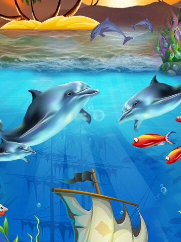 Hawaiihemdshop.de Regular fit Overhemd 'Ocean of Hawaii' in Blauw