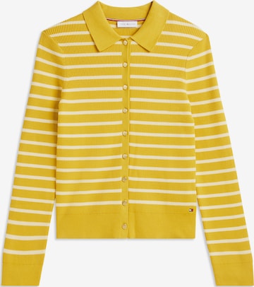 TOMMY HILFIGER - Cárdigan en amarillo: frente