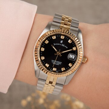 Jacques du Manoir Analoguhr in Gold