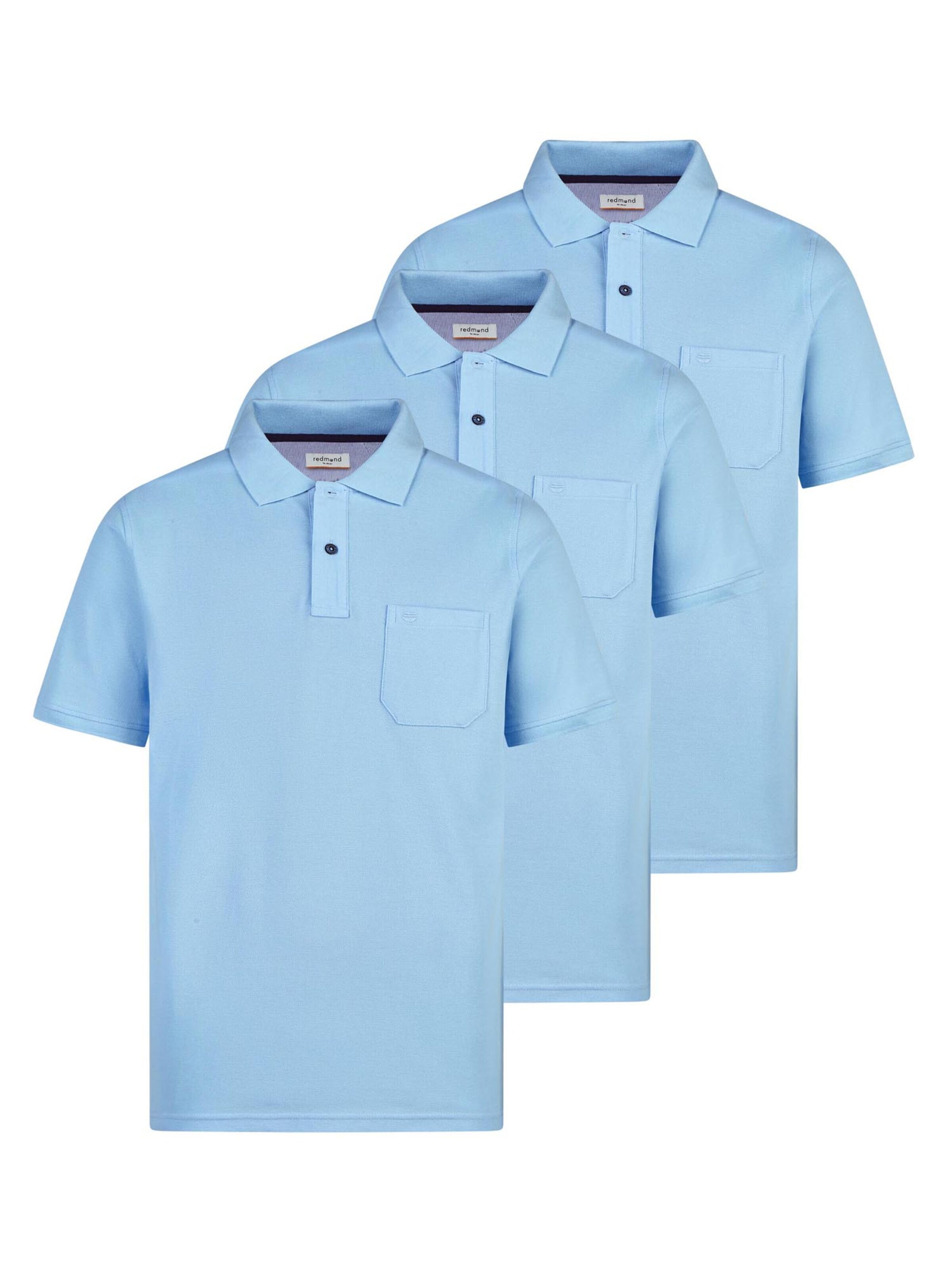 redmond Shirt 'Basic' in Blue: front