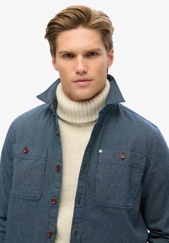 Superdry Tussenjas in Blauw
