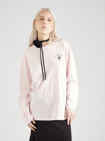 Monki T-shirt i rosa: framsida