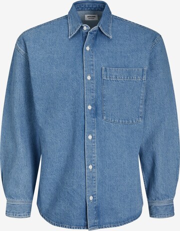 Coupe regular Chemise 'Creek' JACK & JONES en bleu : devant