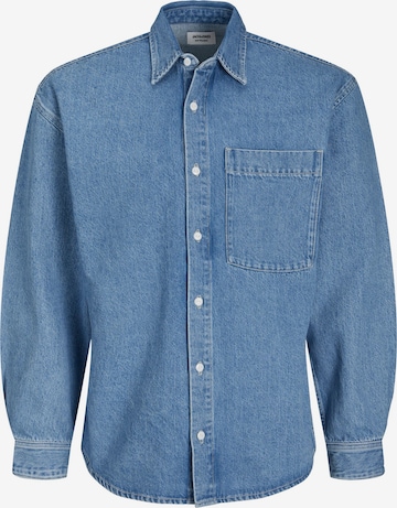 JACK & JONES Regular fit Button Up Shirt 'Creek' in Blue: front