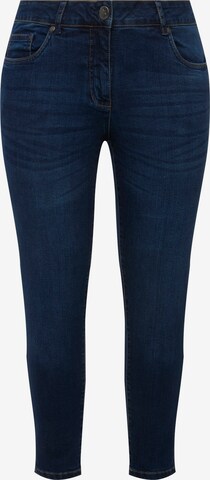 Angel of Style Slimfit Jeans in Blauw: voorkant