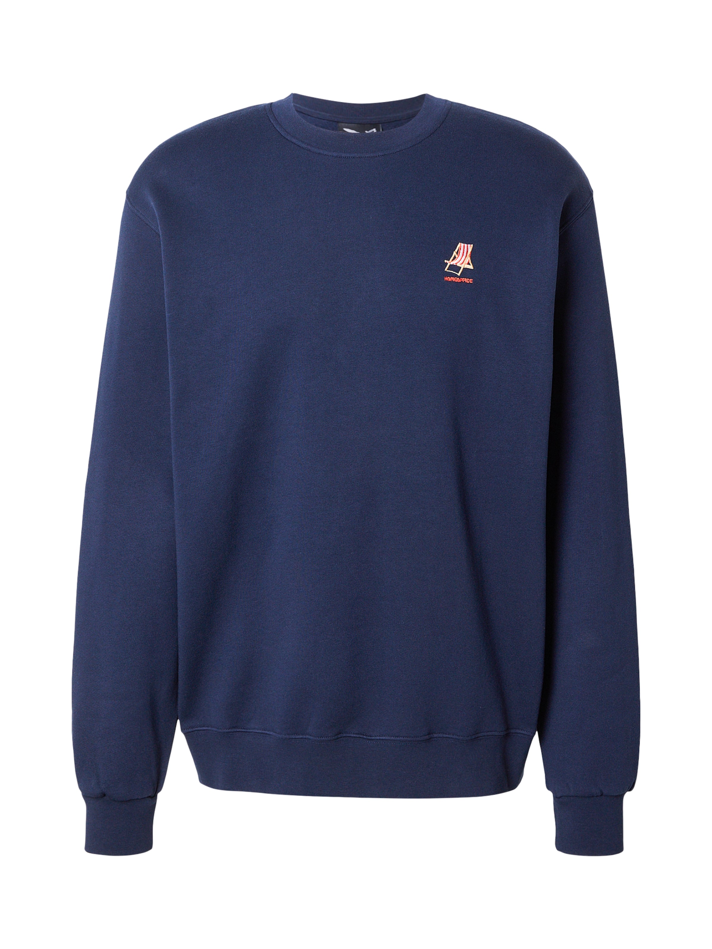 Iriedaily Μπλούζα φούτερ 'Homeoffice' σε μπλε: μπροστά