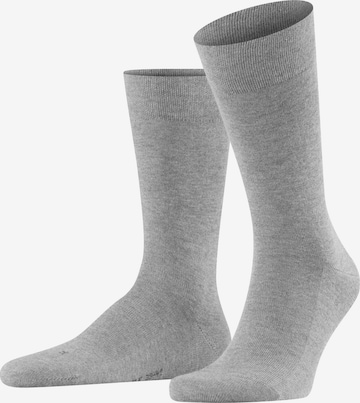 FALKE Socken 'Sensitive London' in Grau: Vorderseite