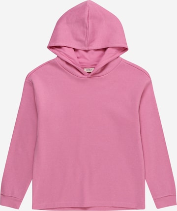 KIDS ONLY Sweatshirt 'Fave' in Roze: voorkant