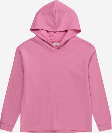 KIDS ONLYSweater majica 'Fave' - roza boja: prednji dio