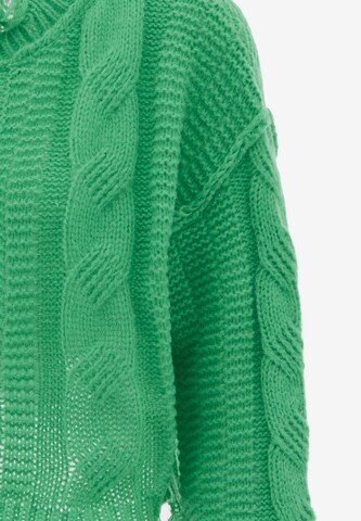MYMO - Casaco de malha em verde