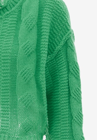 MYMO Knit cardigan in Green