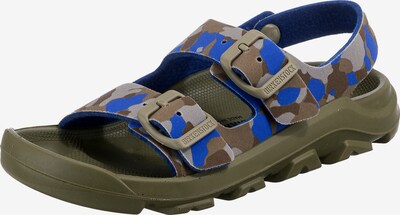 BIRKENSTOCK Sandale in blau / braun / grau / oliv, Produktansicht