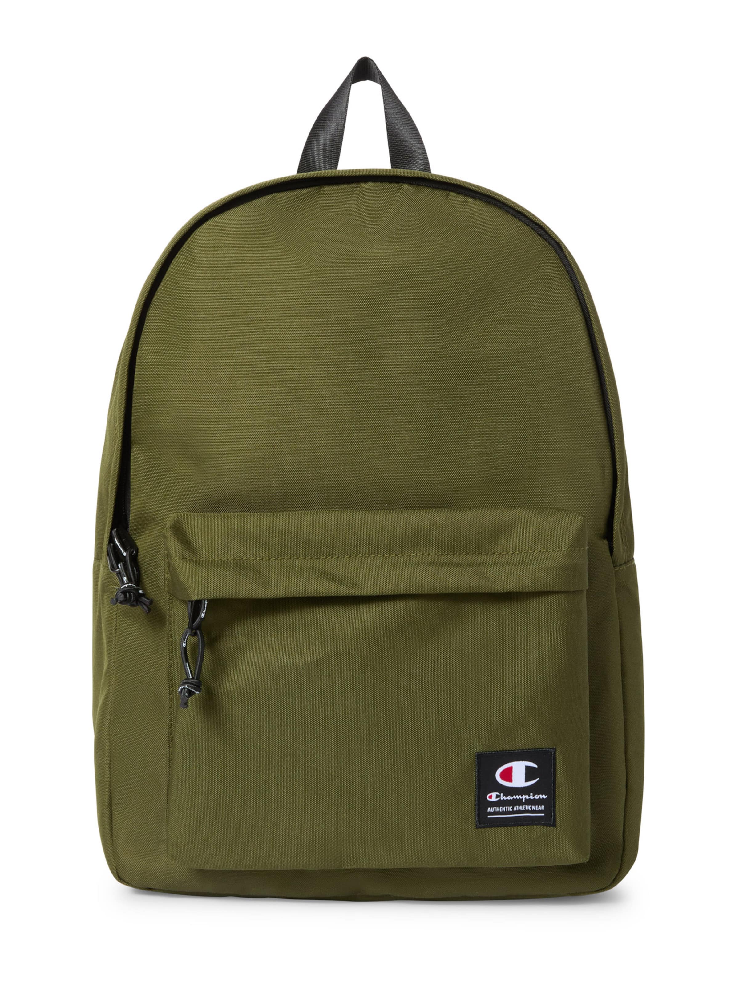 Champion Authentic Athletic Apparel Backpack 'ICONS' in Green: front