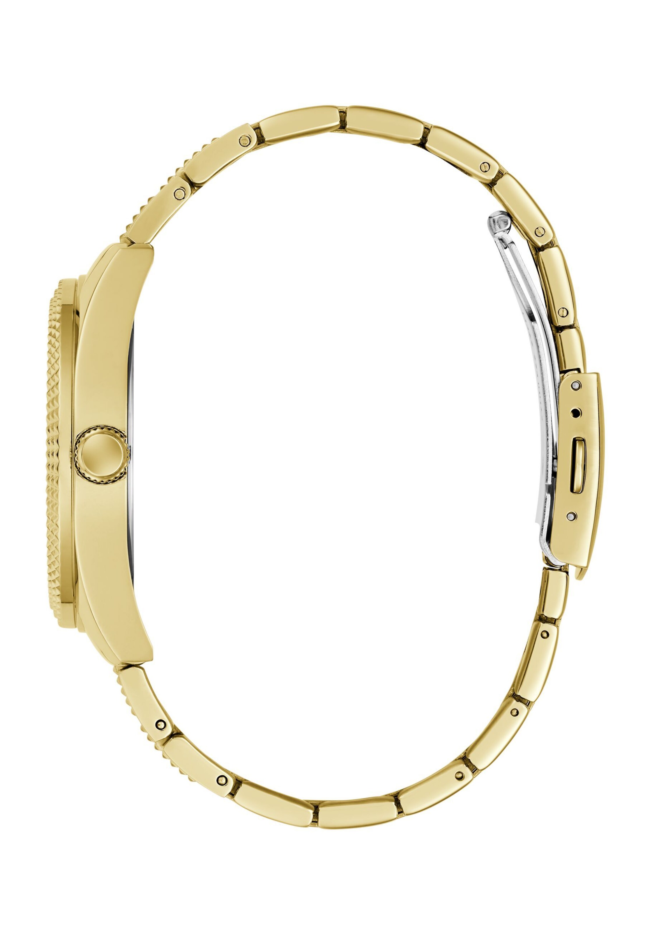 GUESS Analoog horloge ' PERCY ' in Goud