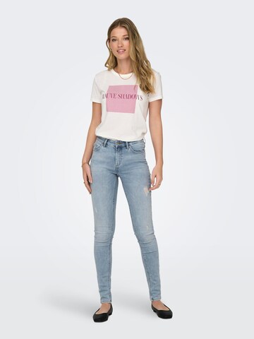 ONLY Skinny Jeans 'Blush' in Blauw