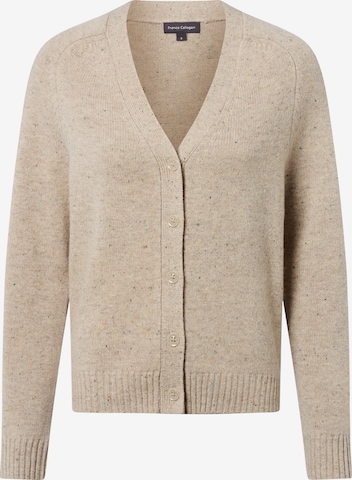 Franco Callegari Gebreid vest in Beige: voorkant