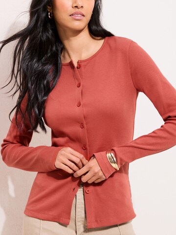 Friends Like These Knit cardigan in Brown