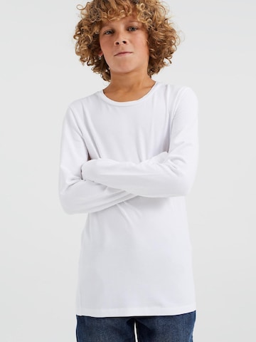 T-Shirt WE Fashion en blanc : devant