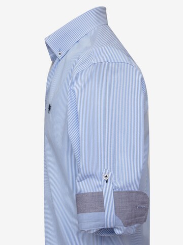 DENIM CULTURE Regular fit Button Up Shirt 'Bernard' in Blue