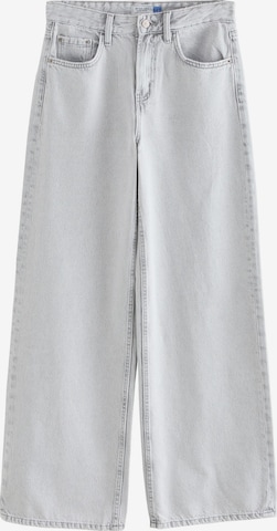 pilka Next Plačios klešnės Džinsai: priekis