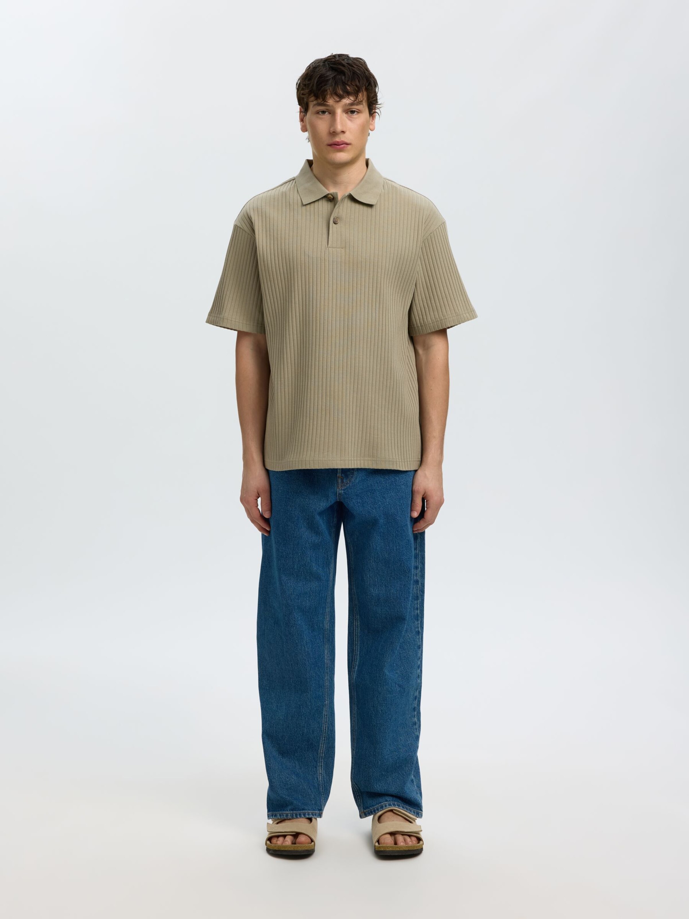 T-Shirt SELECTED en vert