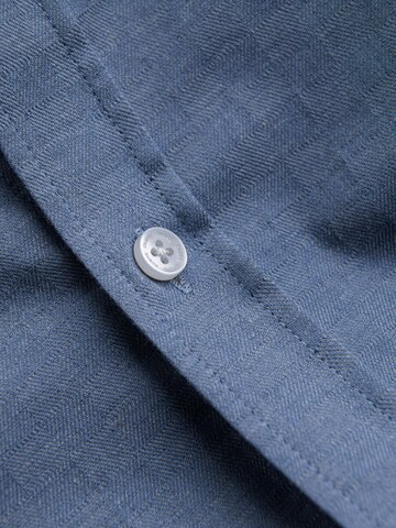 Ombre Slim fit Overhemd 'OM-SHCS-0175' in Blauw