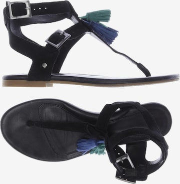 UGG Sandalen 41,5 in Schwarz: Vorderseite