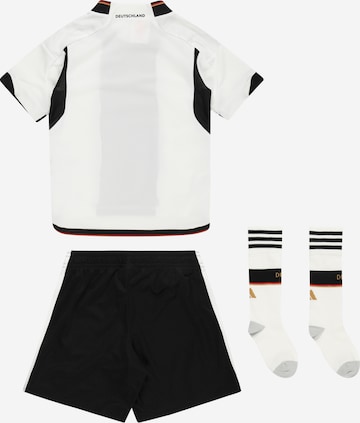 juoda ADIDAS PERFORMANCE Treniruočių kostiumas 'Germany 22 Home Mini Kit'