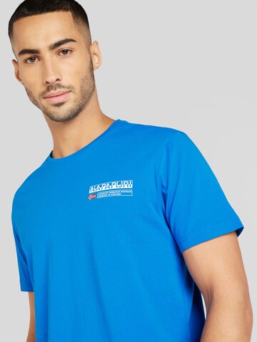 T-Shirt 'S-KASBA' NAPAPIJRI en bleu