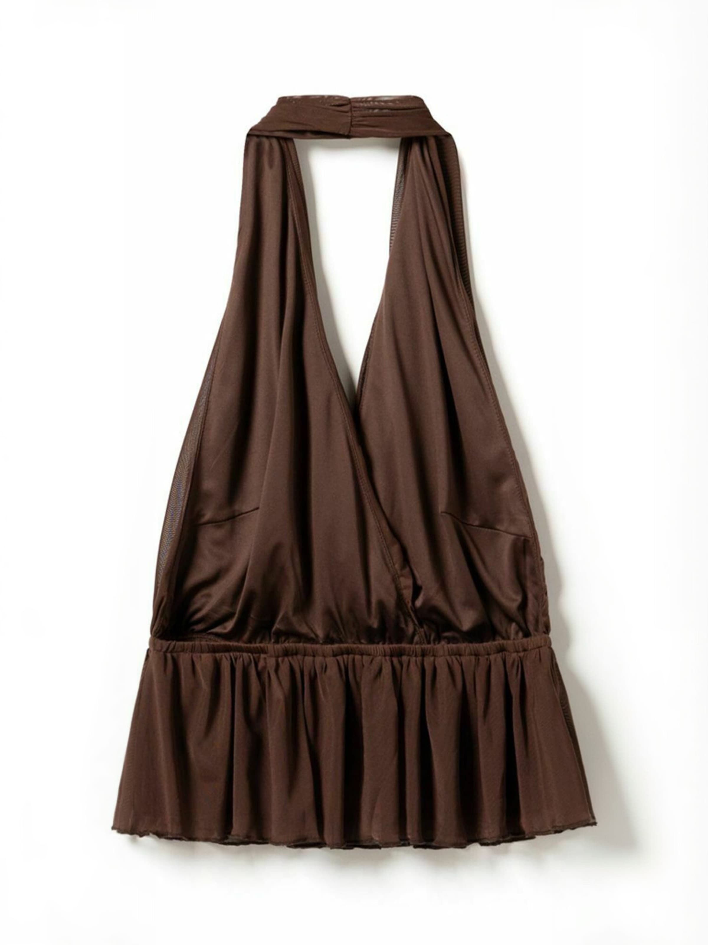 Top ' N-Melodie ' di Noella in marrone