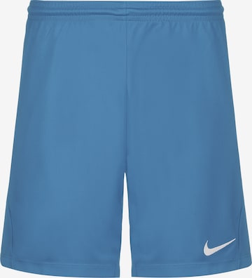 NIKE Regular Workout Pants in Blue: front