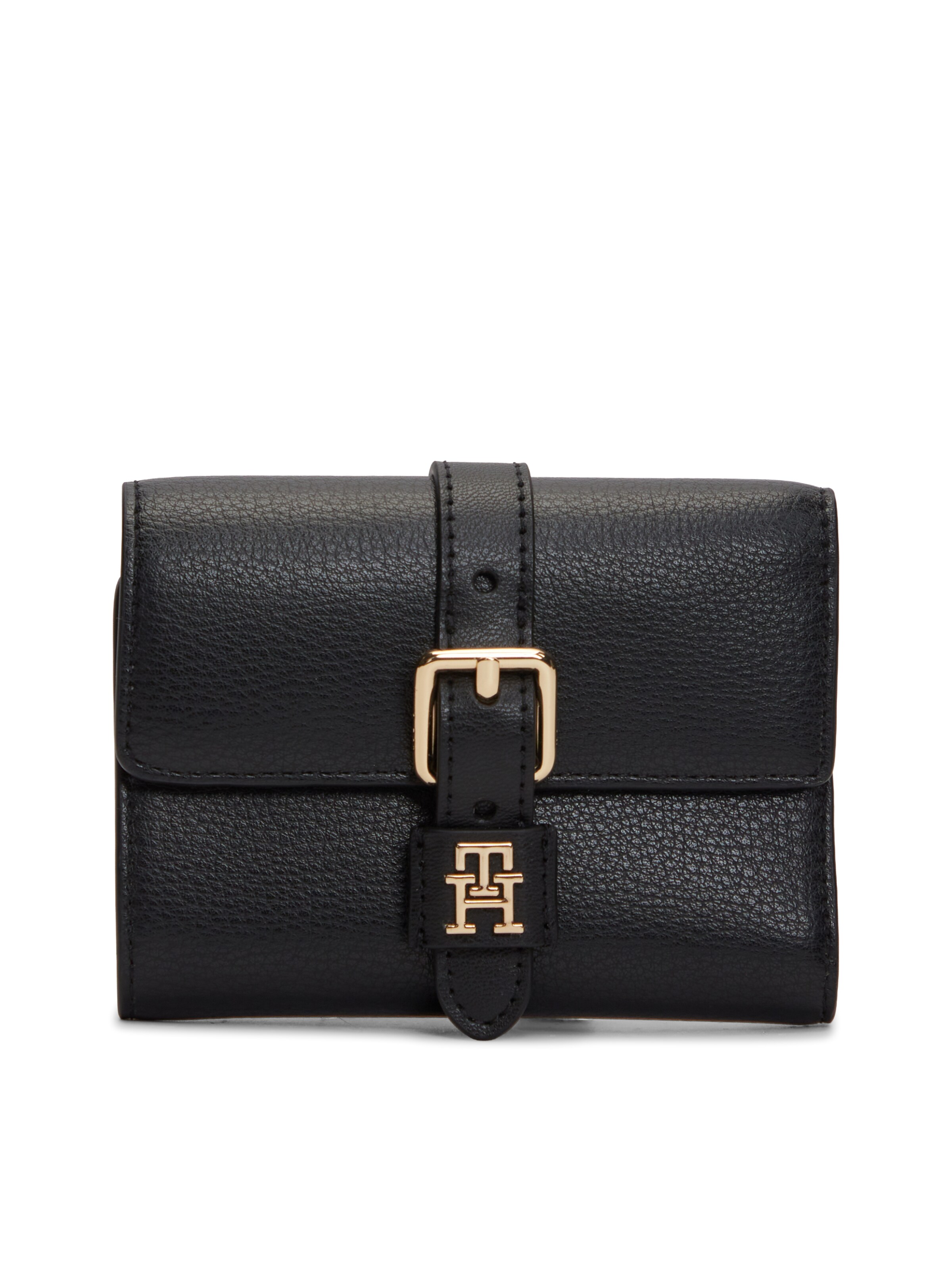 Porte-monnaies TOMMY HILFIGER en noir : devant