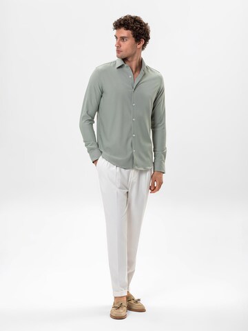 Antioch Slim fit Button Up Shirt in Green