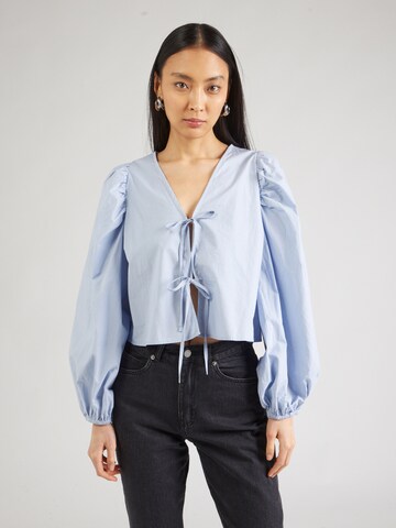 Camicia da donna di Gina Tricot in blu: frontale