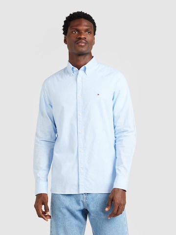 TOMMY HILFIGER Slim fit Button Up Shirt in Blue: front