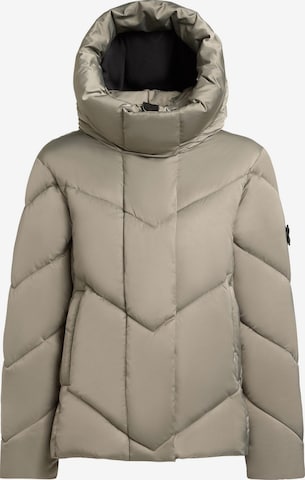 khujo Winterjacke 'Olsa2' in Grün: Vorderseite