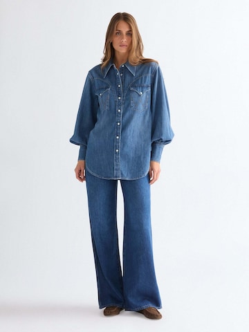 WRANGLER Wide Leg Jeans 'World Wide'‌‌‌‌‌‌ in Blau
