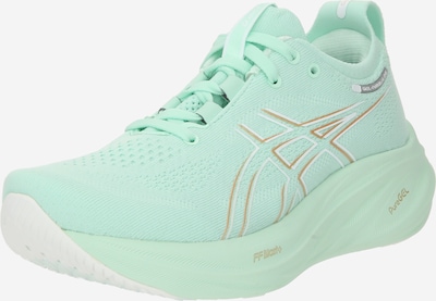 ASICS Tenisice za trčanje 'Nimbus 26' u zlatna / menta / bijela, Pregled proizvoda