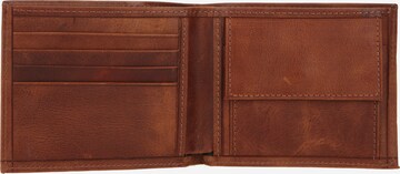 ABOUT YOU Portemonnee 'Felix Wallet' in Bruin: voorkant