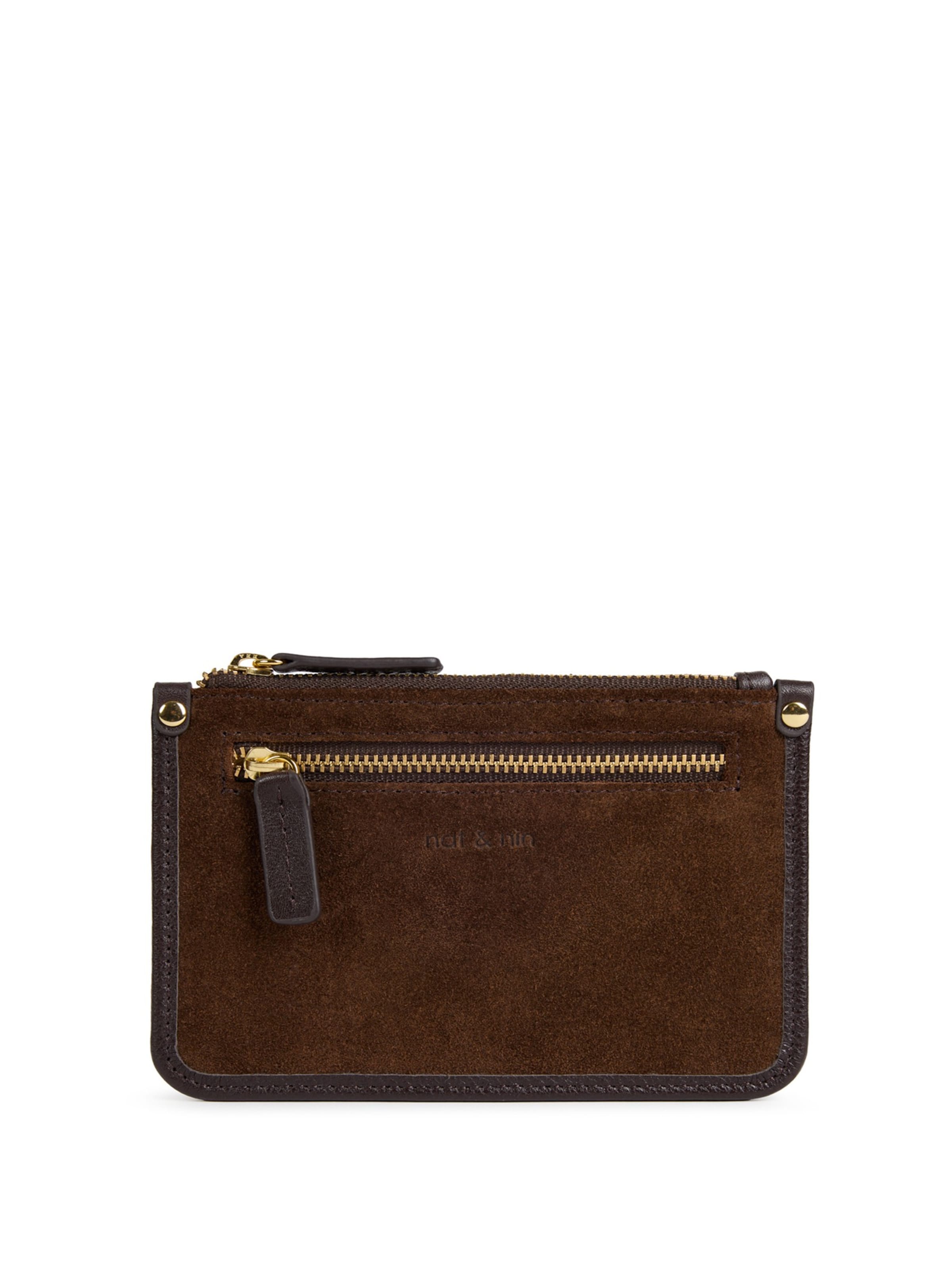 Nat&Nin Wallet 'Elise' in Brown: front