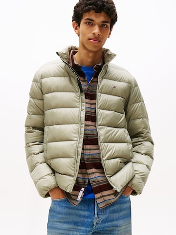 Tommy Jeans Зимняя куртка в Зеленый: спереди