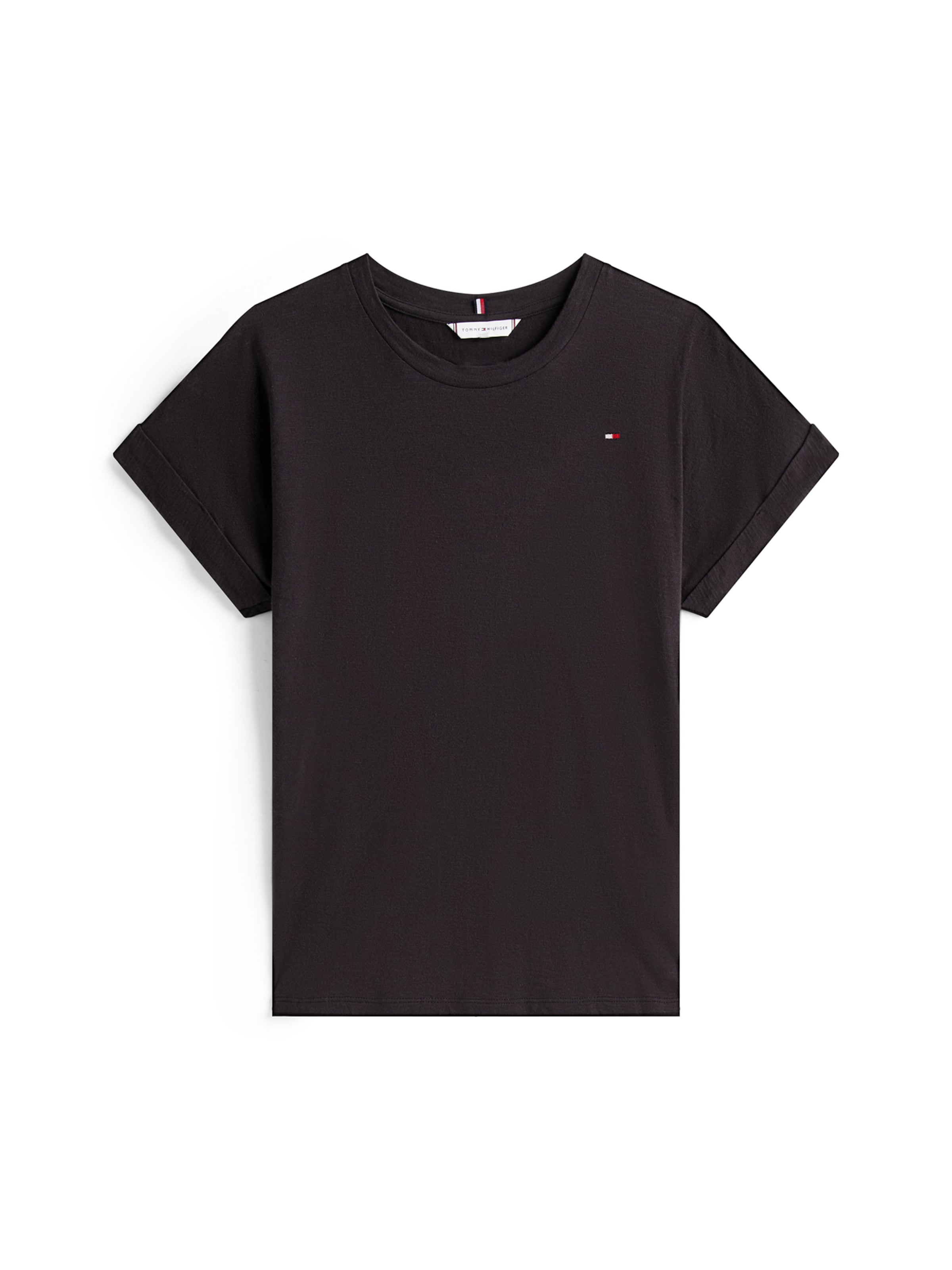 TOMMY HILFIGER - Camiseta en negro: frente