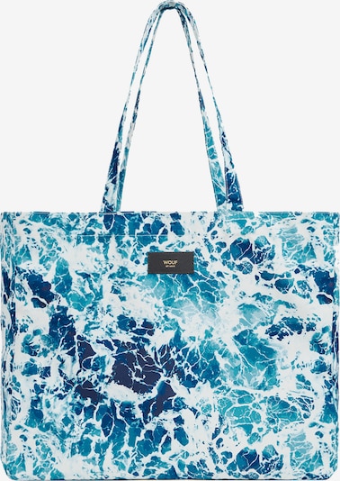 Shopper Wouf di colore blu / bianco, Visualizzazione prodotti