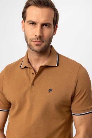 DENIM CULTURE Shirt 'Arvid' in Bruin