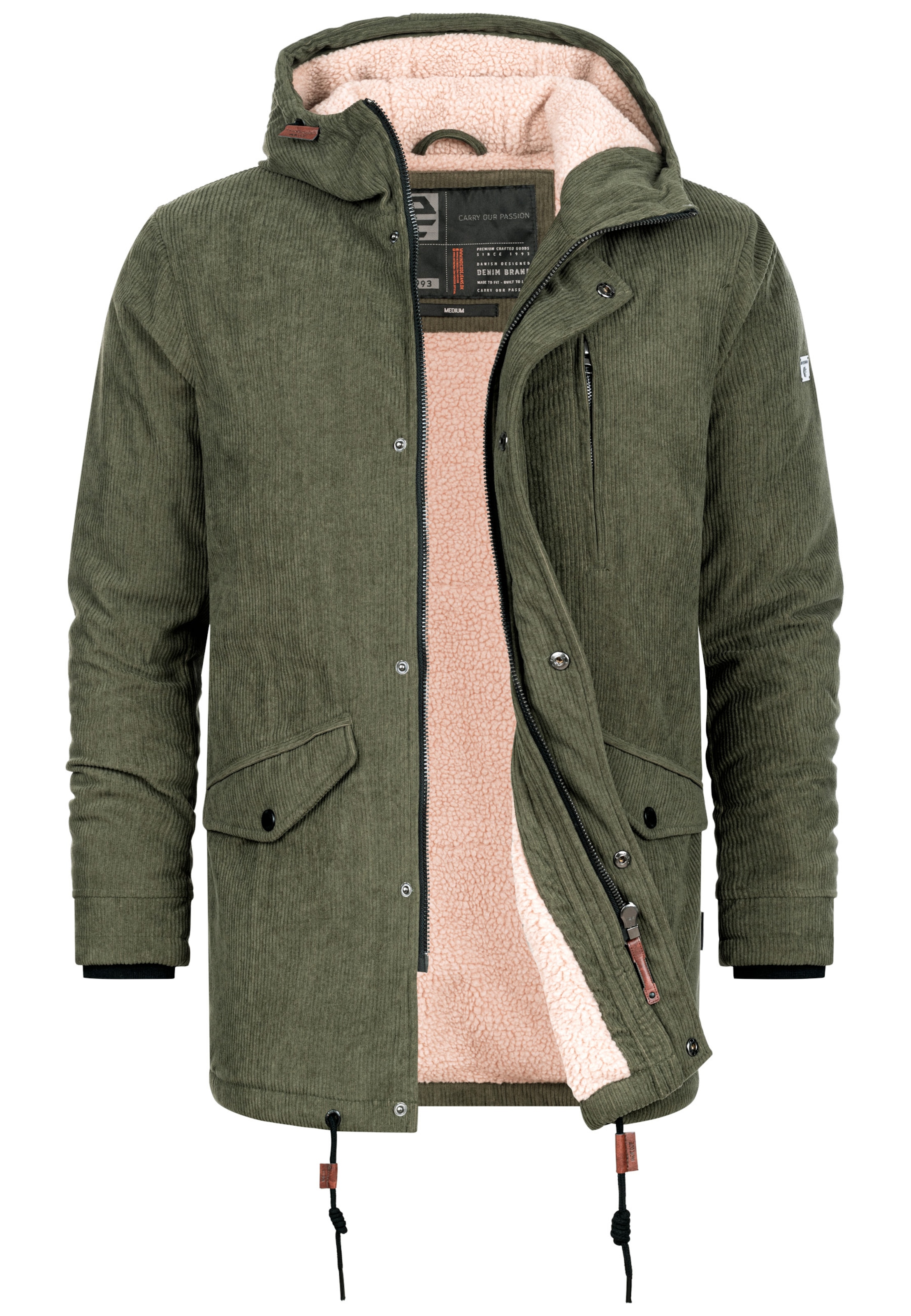 INDICODE JEANS Jacke in Grün: Vorderseite